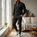 Men's Jogging Suit with Half-Zip Sweater