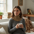Women's Knitted Turtleneck Scarf