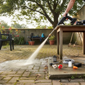 Cordless Pressure Washer with Battery & Spray Nozzles