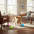 Active Rolling Ball Dog Toy - 4 Colors