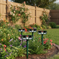 Solar Powered Ultrasonic Animal Repeller with Motion Sensor