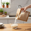 Bamboo Cereal Dispenser with Airtight Lid
