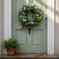 Eucalyptus Wreath for Front Door - 33cm Artificial