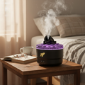 Volcanic Crack Humidifier with LED Light & Essential Oil Diffuser