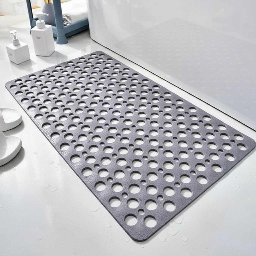 Non-Slip Shower Mat with Drainage
