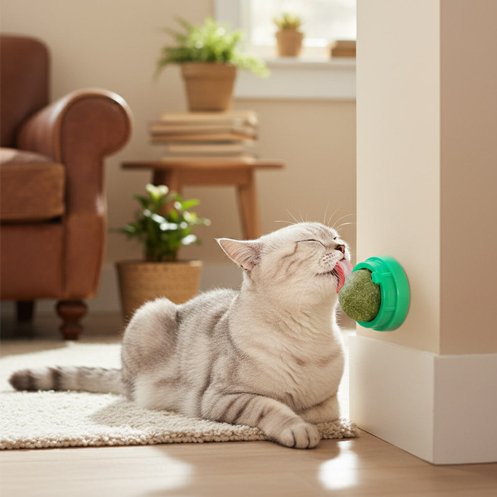 Premium Catnip Balls for Cats - 4 Pack