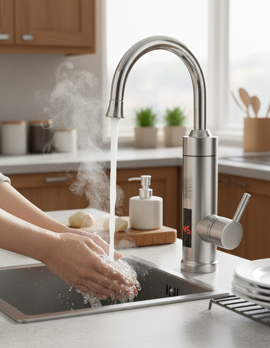 Electric Kitchen Faucet with Touch Sensor