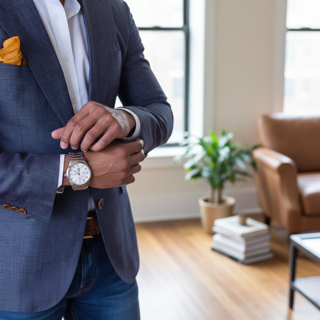 Men's Lightweight Blazer Jacket for Warm Weather