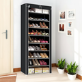 30-Pair Vertical Shoe Rack - Space-Saving Storage