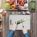 Titanium Cutting Board with Non-Slip Base