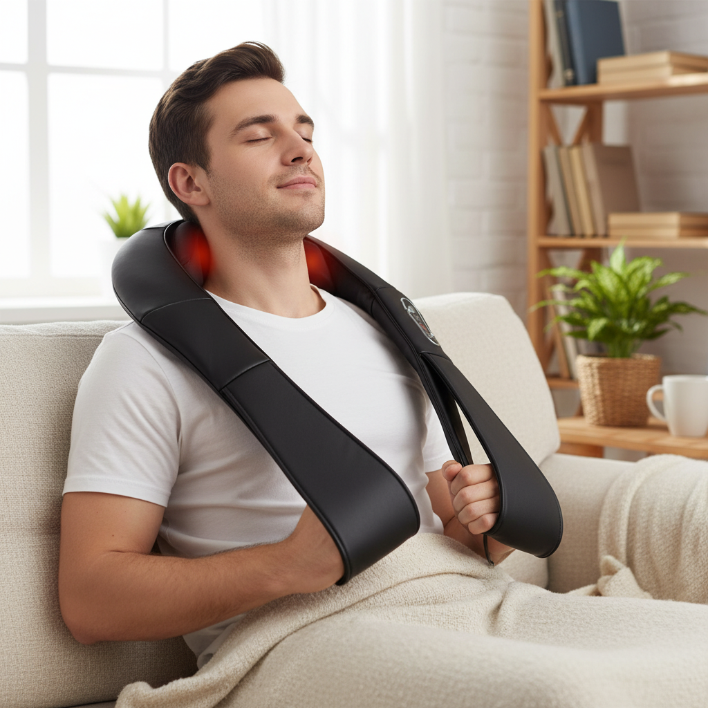 Heated Shiatsu Neck & Shoulder Massager