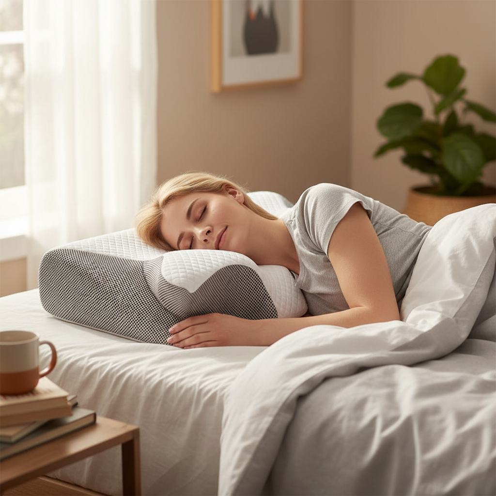 Butterfly Shape Memory Foam Pillow with Armrests