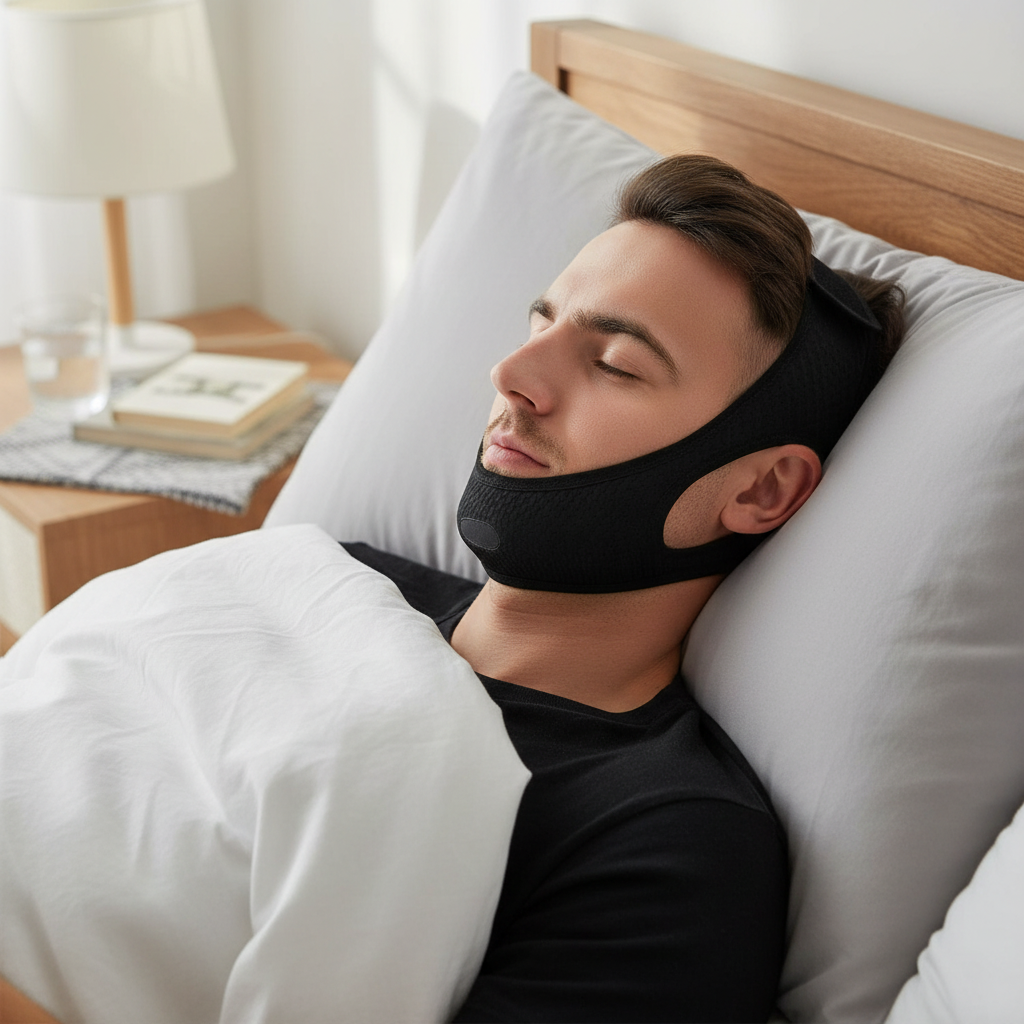 Anti-Snoring Chin Strap for Better Sleep