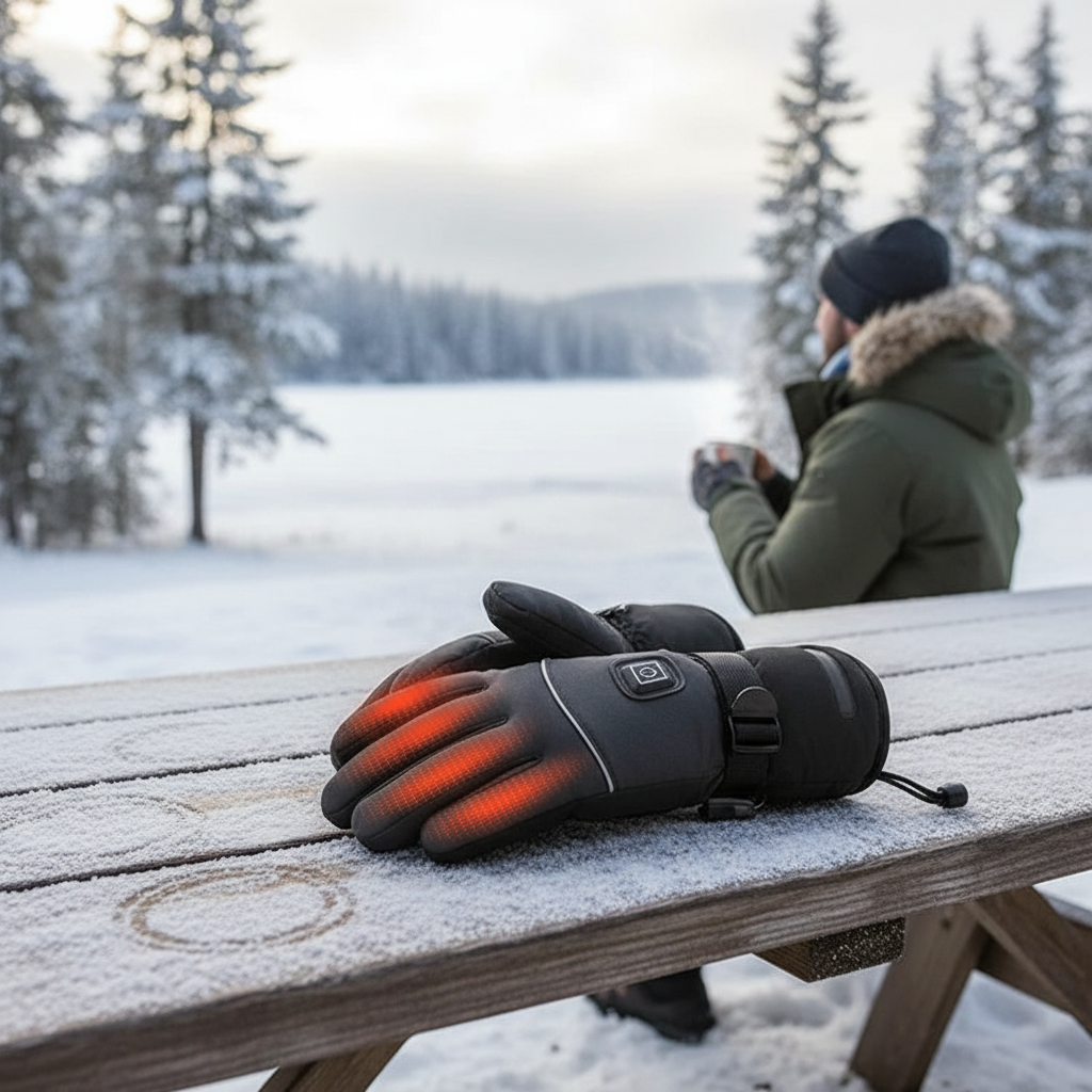 Rechargeable Heated Gloves with 8-Hour Battery