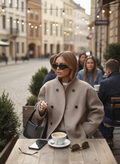 Women's Loose-Fitting Button Jacket | Casual & Versatile