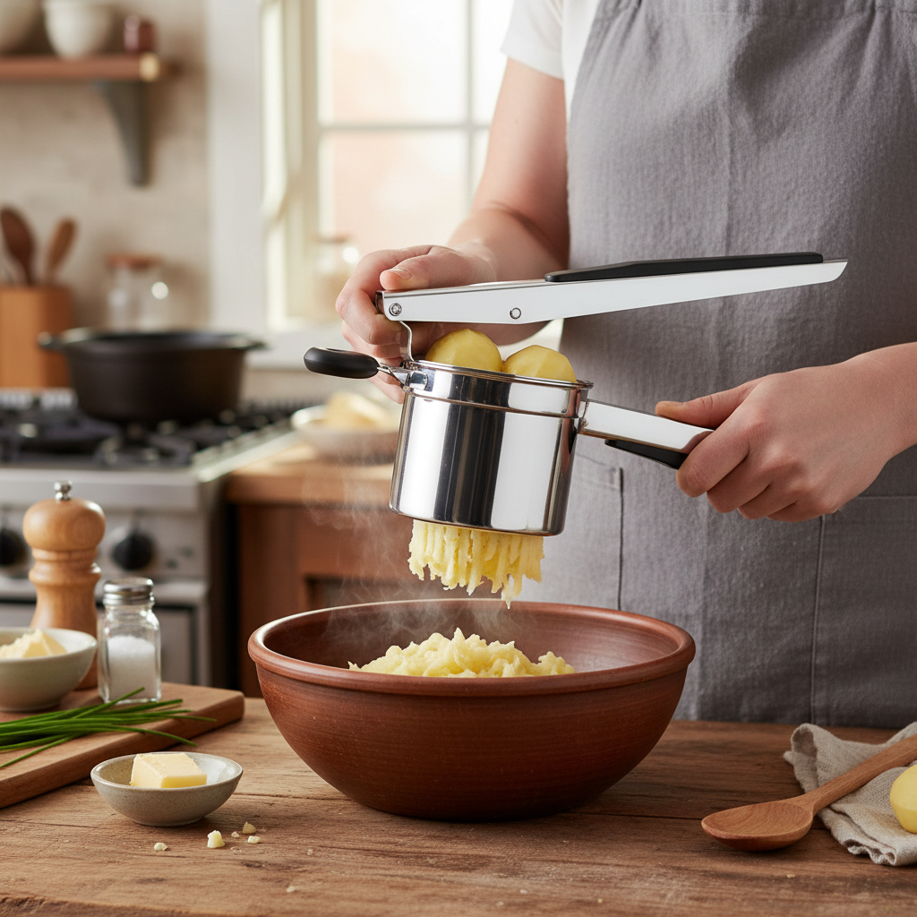Potato Ricer - Stainless Steel Kitchen Tool