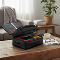 Fire-Resistant Document Organizer Bag with Zipper