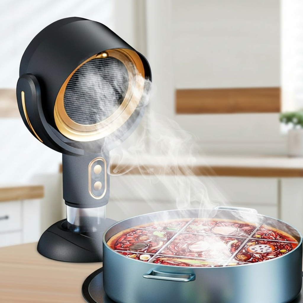 Portable Range Hood - USB Rechargeable Kitchen Ventilation