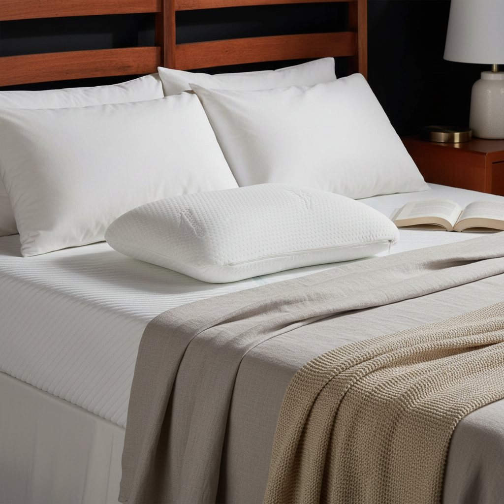 Memory Foam Contoured Pillow for Neck Support