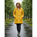 Women's Long Elegant Mackintosh Raincoat