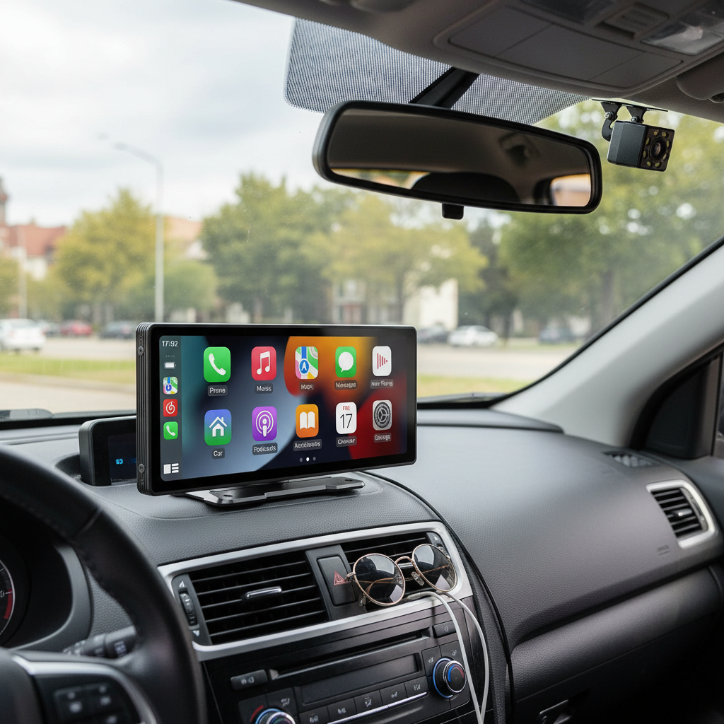 10.26" Touchscreen Car Stereo with Bluetooth & Backup Camera