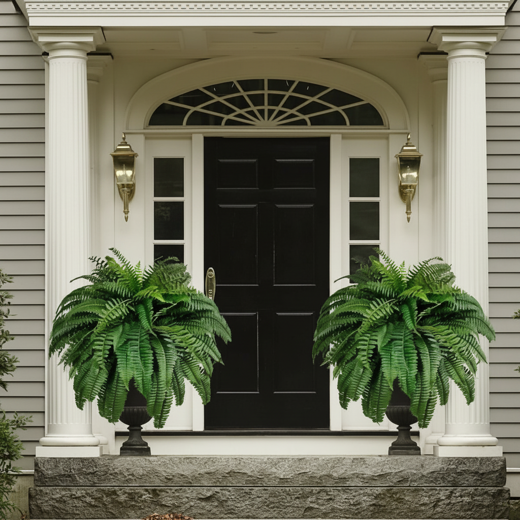 UV-Resistant Artificial Boston Fern 27.5"