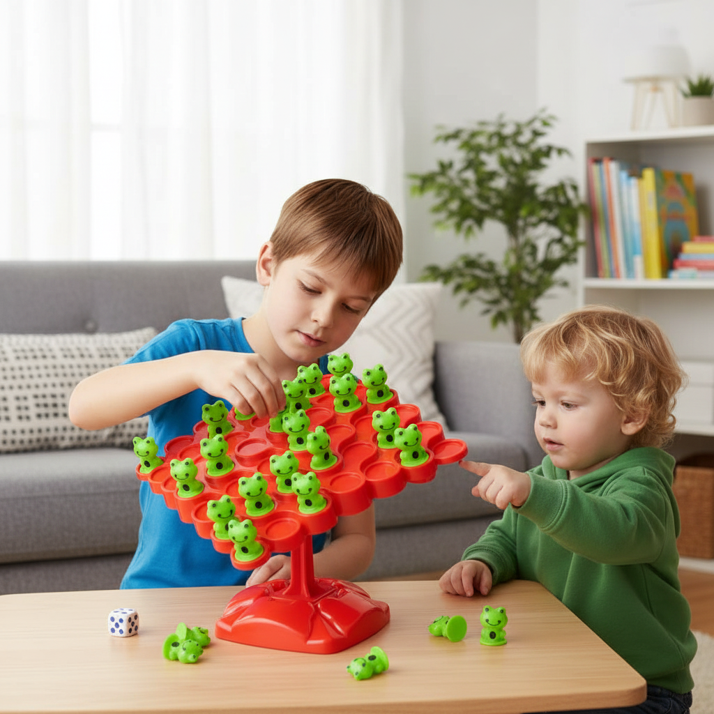 Frog Balance Math Learning Game for Kids
