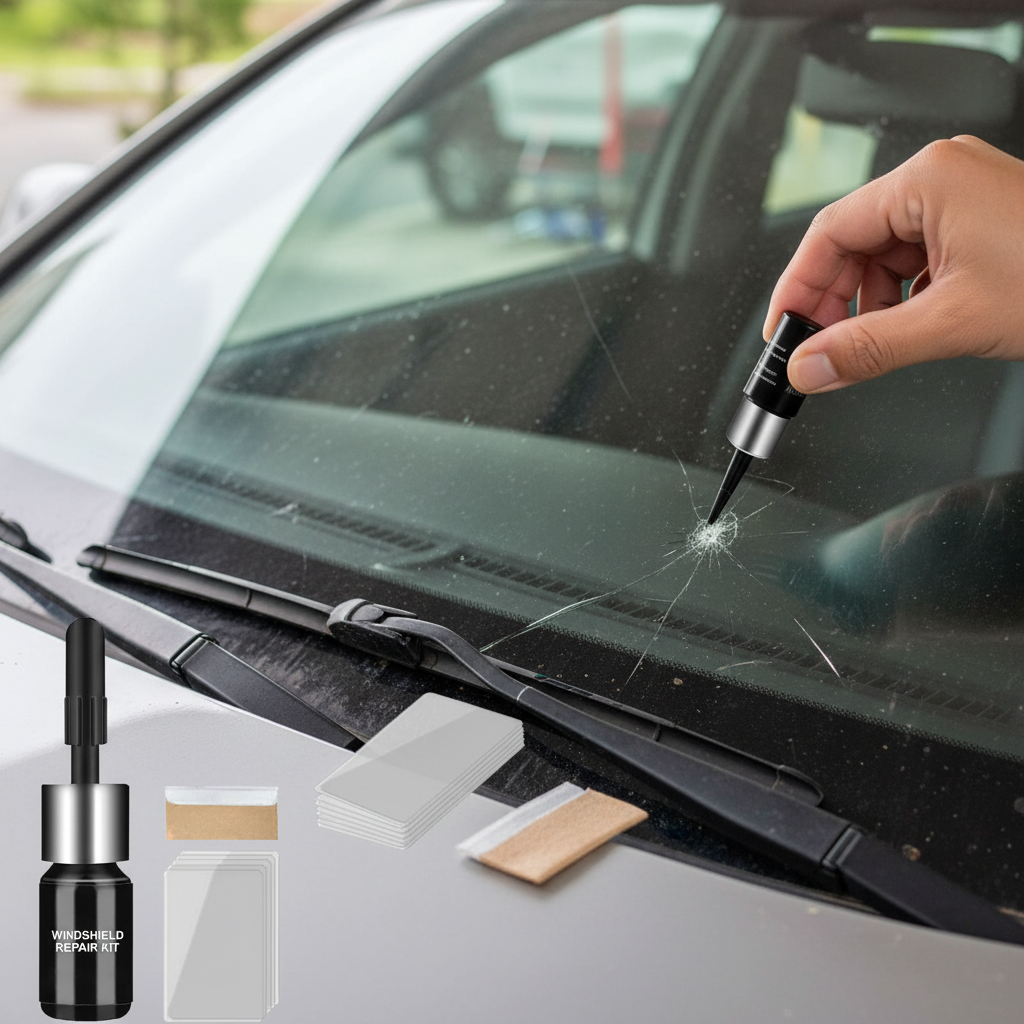 Windshield Repair Kit - DIY Glass Crack Fix