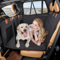 Hard Bottom Dog Car Seat Cover with Memory Foam