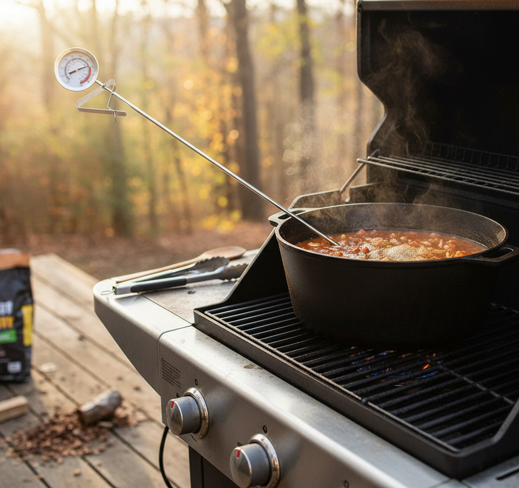 Stainless Steel Deep Fry Thermometer with 16" Probe