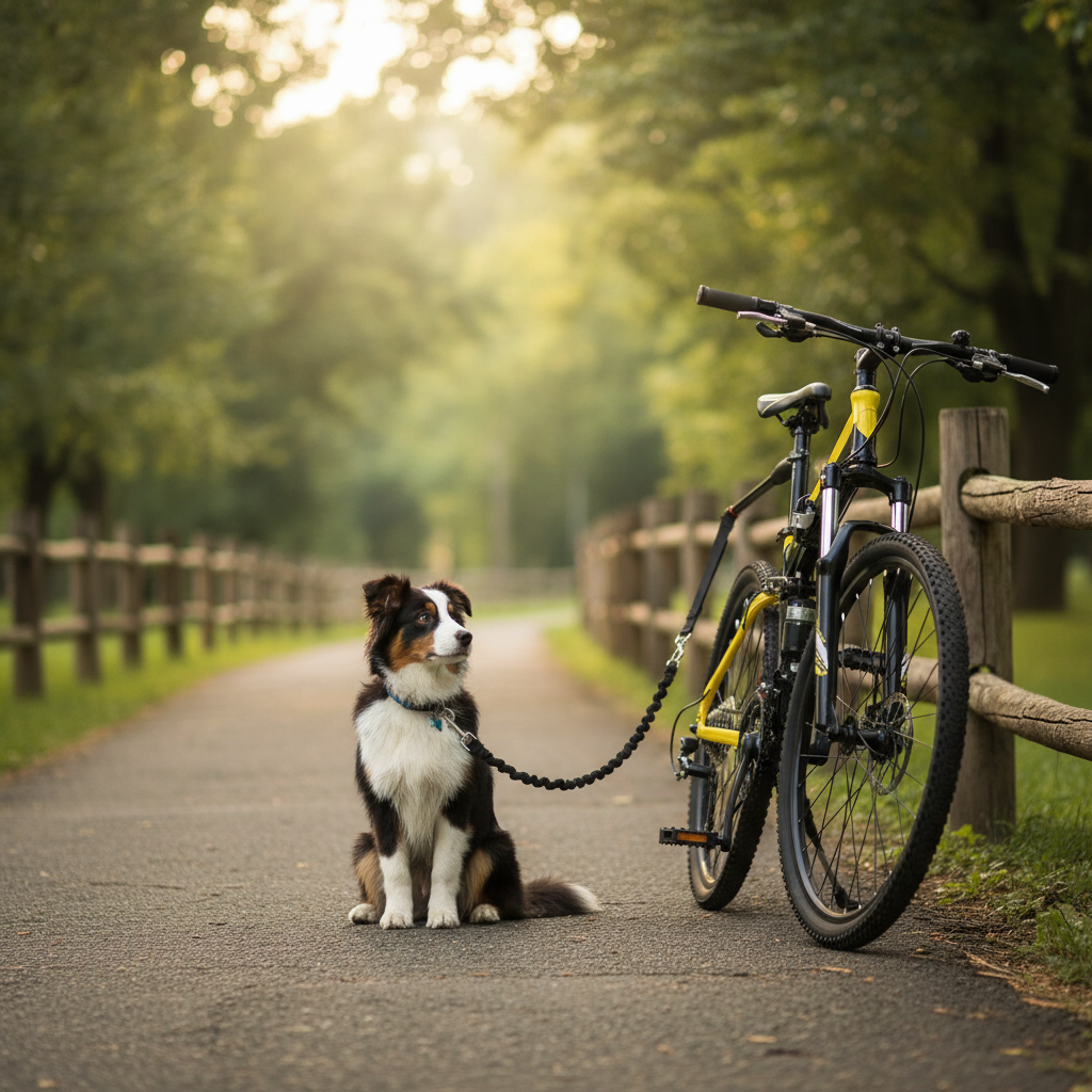Bike Dog Tow Leash - Safe Cycling with Pets