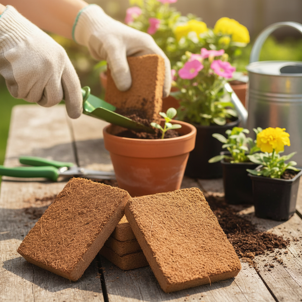 Organic Coconut Coir Growing Medium for Plants