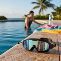 Anti-Fog Swimming Goggles with Wide-Angle Vision