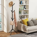 Floor Standing Clothes Rack with Shoe Storage