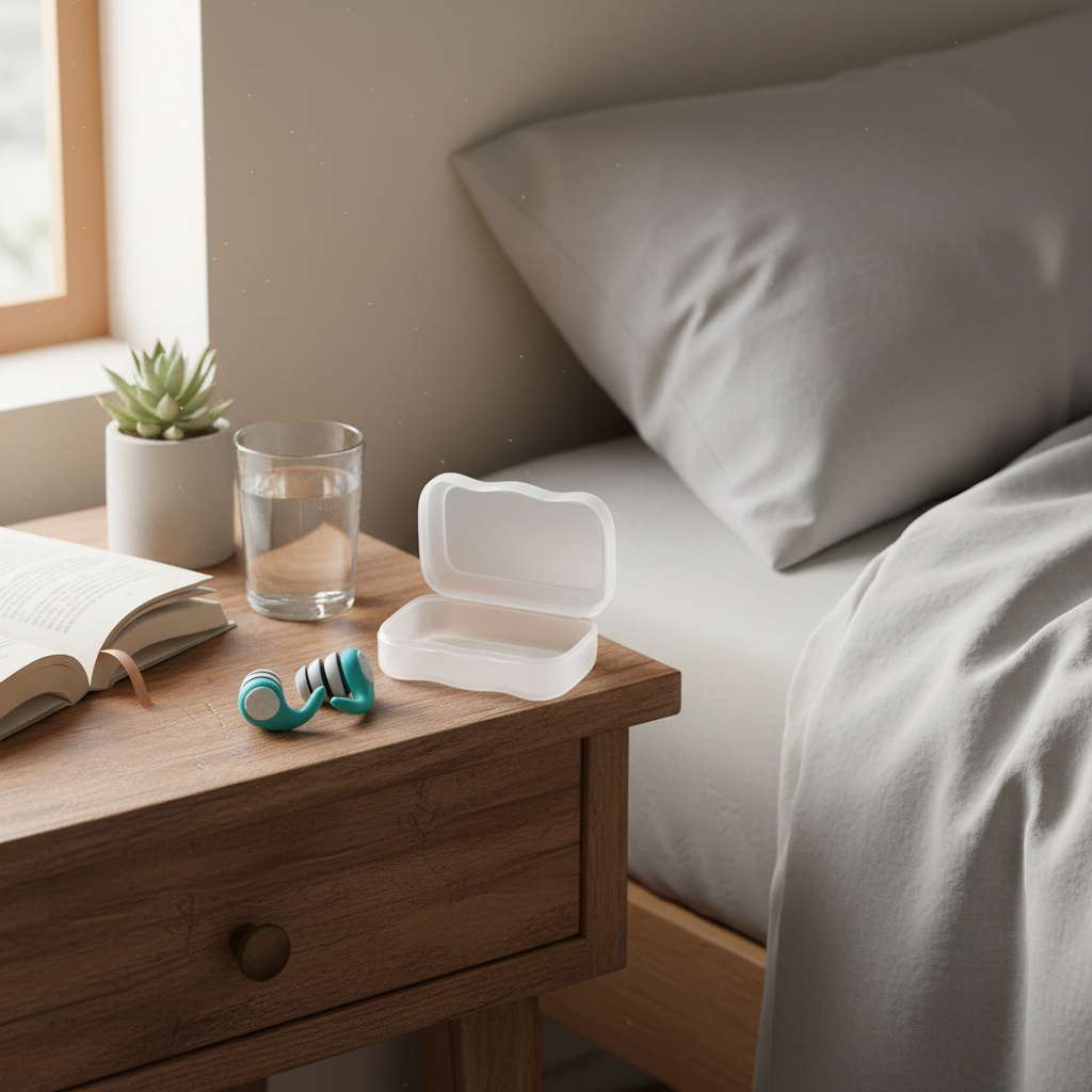 Silicone Noise-Canceling Earplugs for Sleep & Work