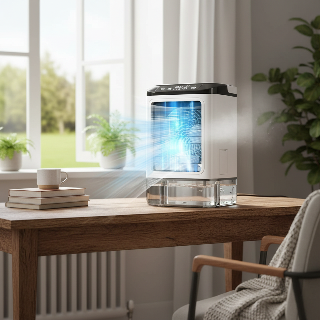 Portable Mini Air Conditioner with Misting Fan