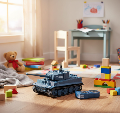 1:72 RC Tank with 2.4GHz Remote Control
