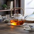 Heat-Resistant Borosilicate Glass Teapot