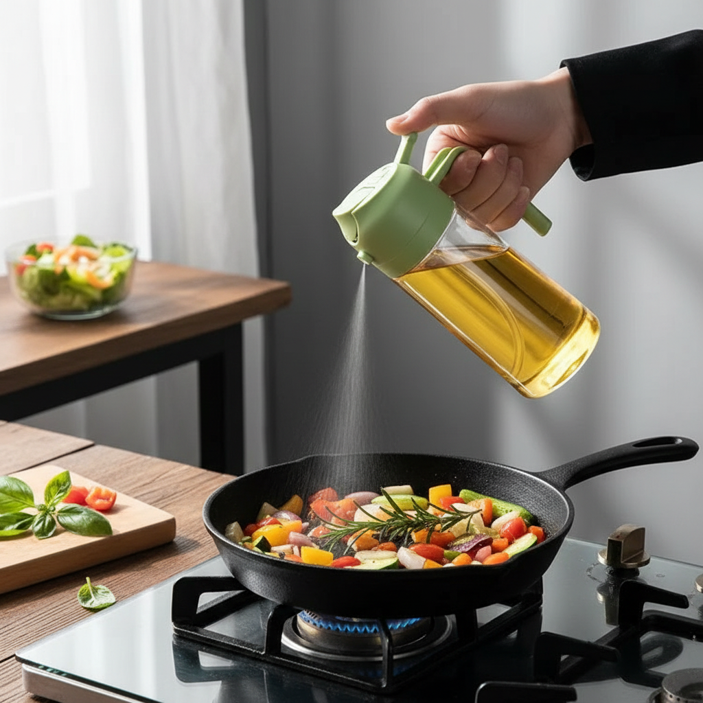 Oil Spray Bottle for Cooking & Salads