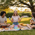 Wireless Karaoke Machine with 2 Microphones for Kids