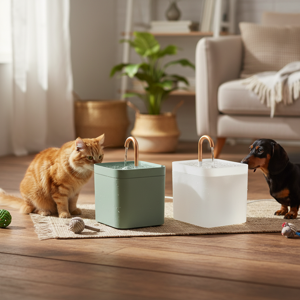 Automatic Pet Water Fountain - 1.5L Electric Drinking Bowl