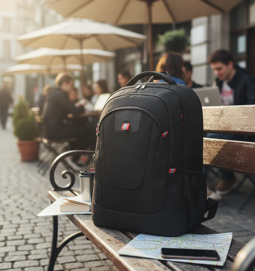 Anti-Theft Travel Backpack with Laptop Compartment