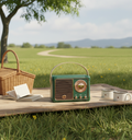 Retro Bluetooth Speaker with Vintage Design