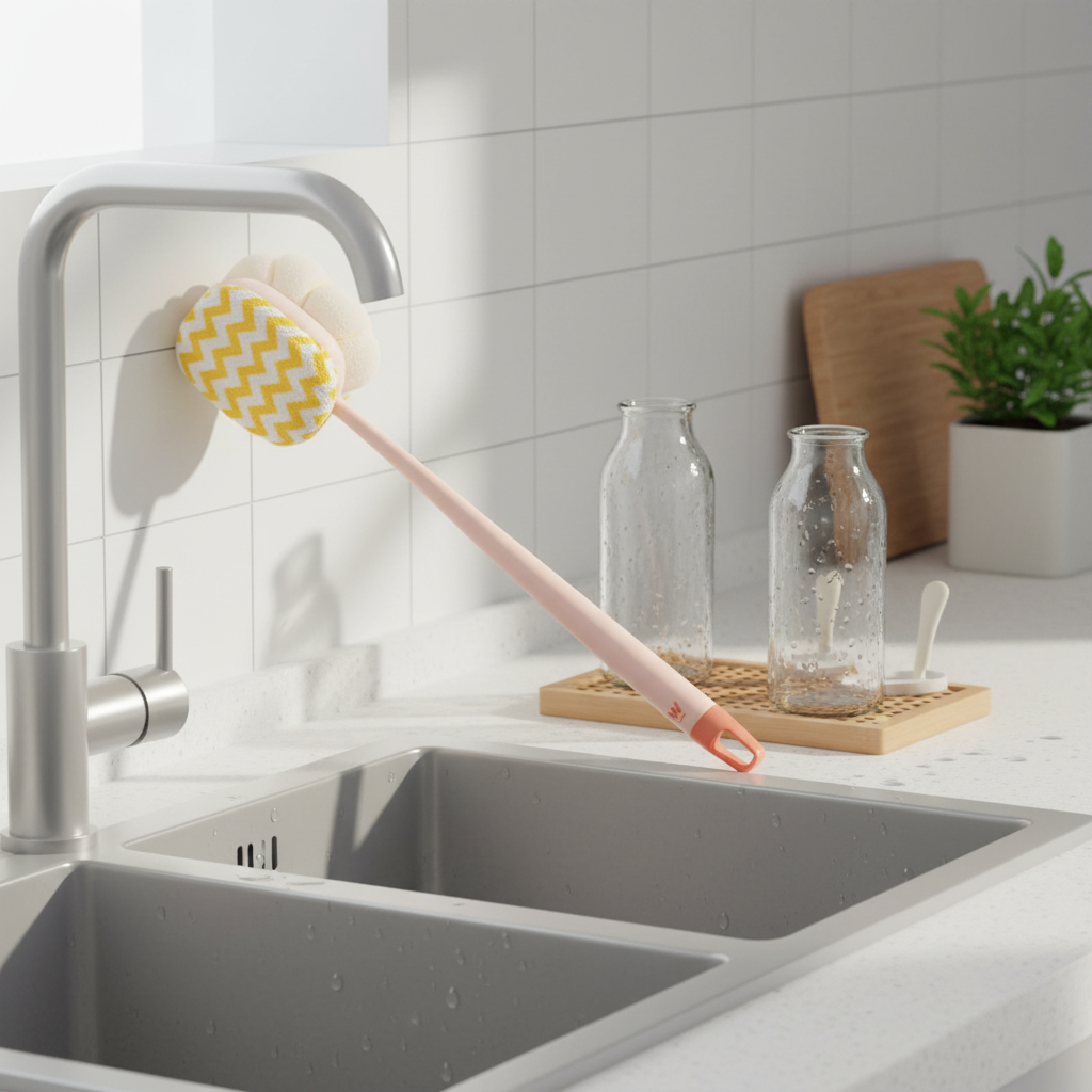 Long Handle Body Scrubber Brush for Bath