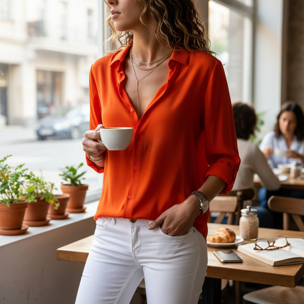 Women's Cotton Shirt - Breathable & Versatile