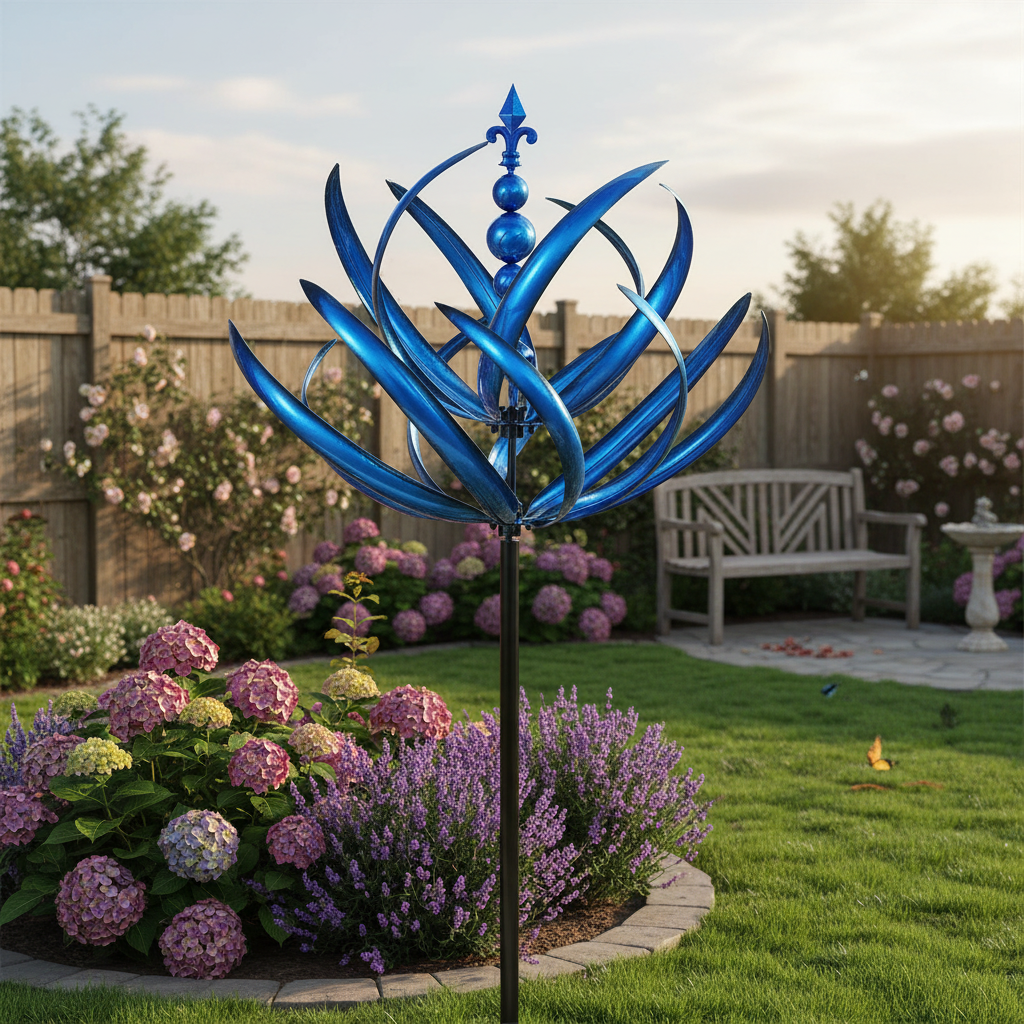 Metal Wind Spinner for Garden & Patio