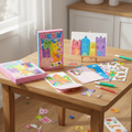 Kids Squeegee Art Kit with Paints & Drawing Paper