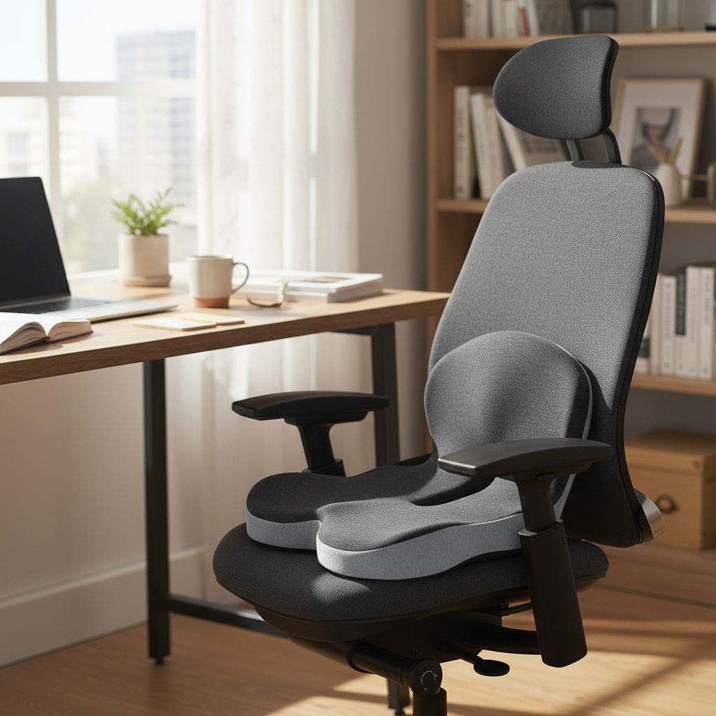 Memory Foam Lumbar Support Cushion