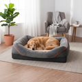 Orthopedic Dog Bed with Memory Foam & Washable Cover