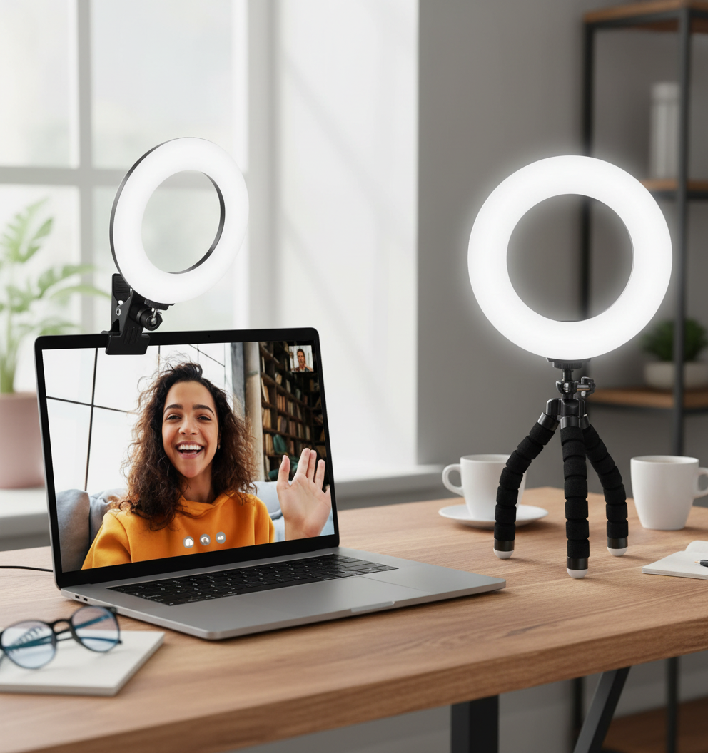 Clip-On Laptop Ring Light for Video Calls